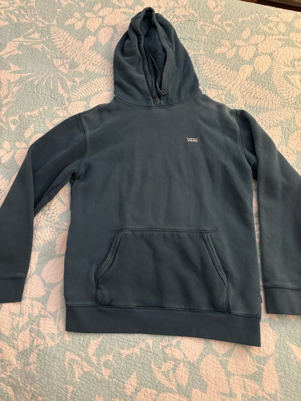 Vans Comfy Cush Pullover Hoodie - Faded Green/Teal Men’s Small
